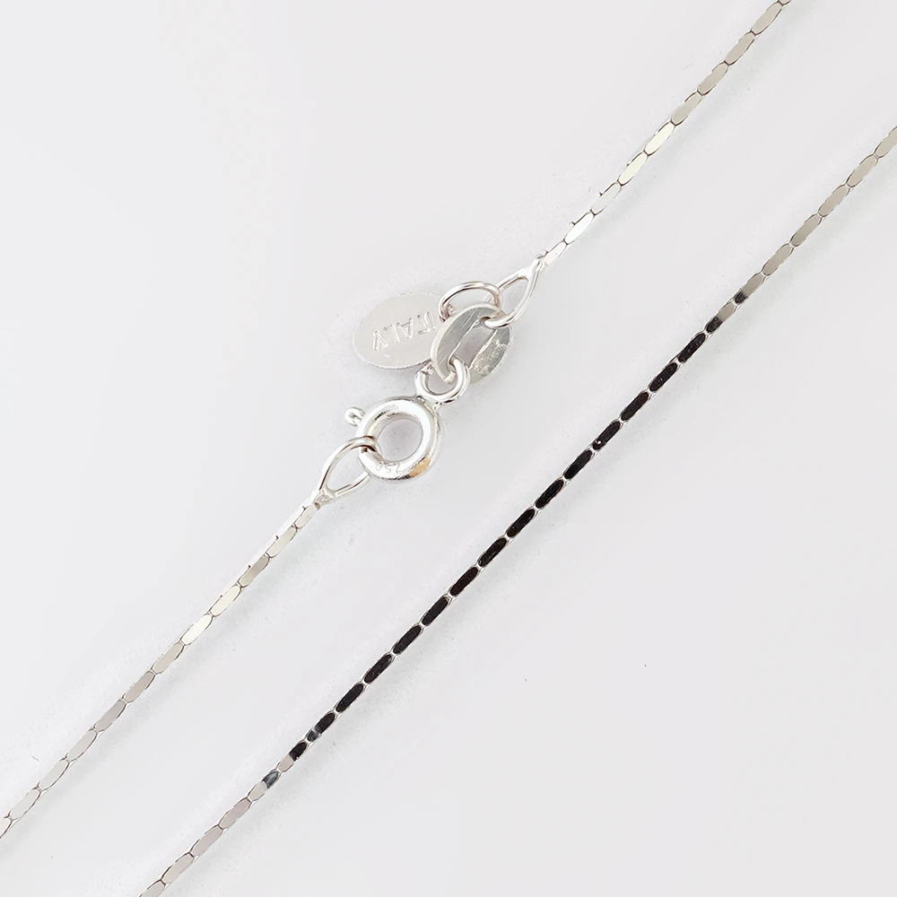 Цепь из белого золота 750 пробы