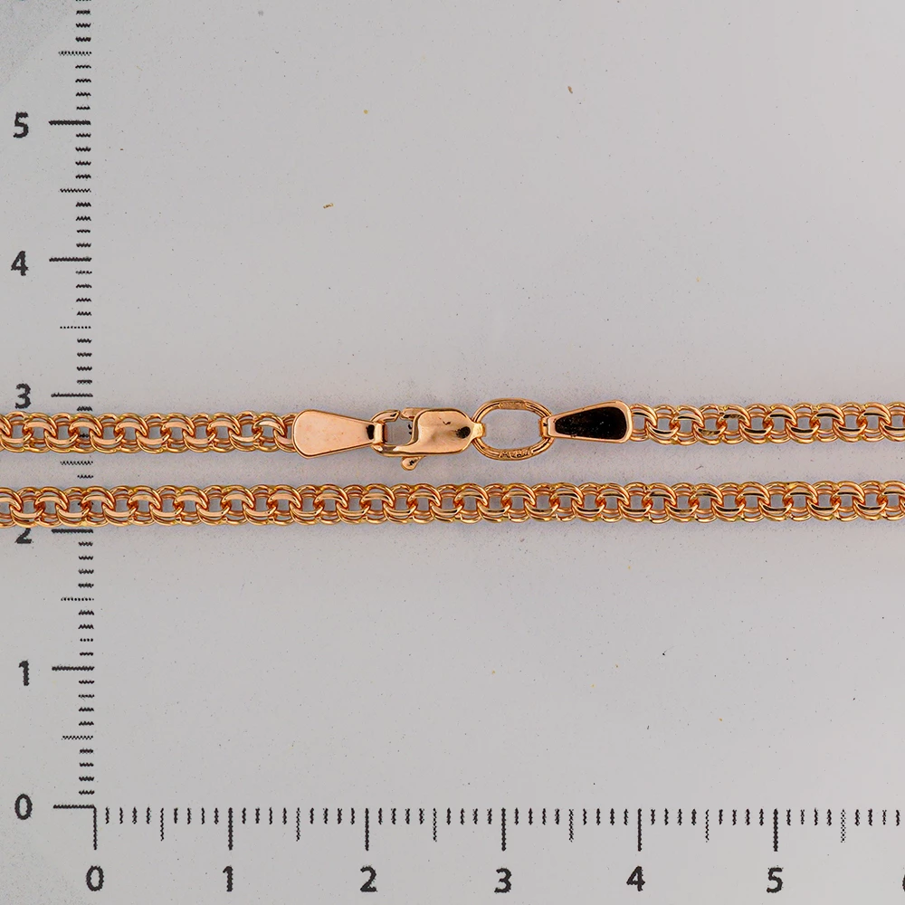 Цепь из красного золота 585 пробы