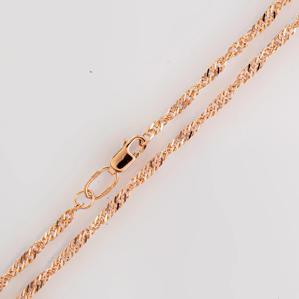 Цепь из красного золота 375 пробы