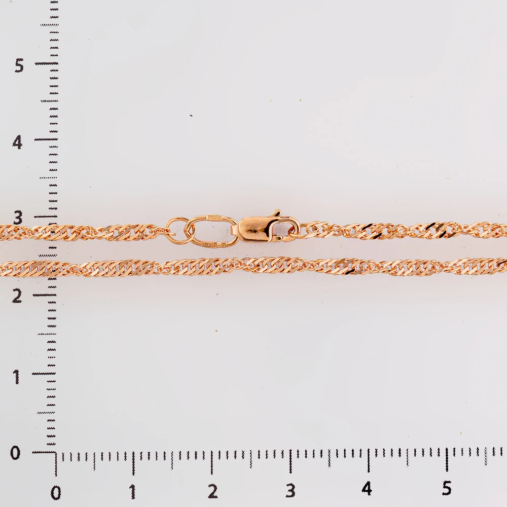Цепь из красного золота 375 пробы