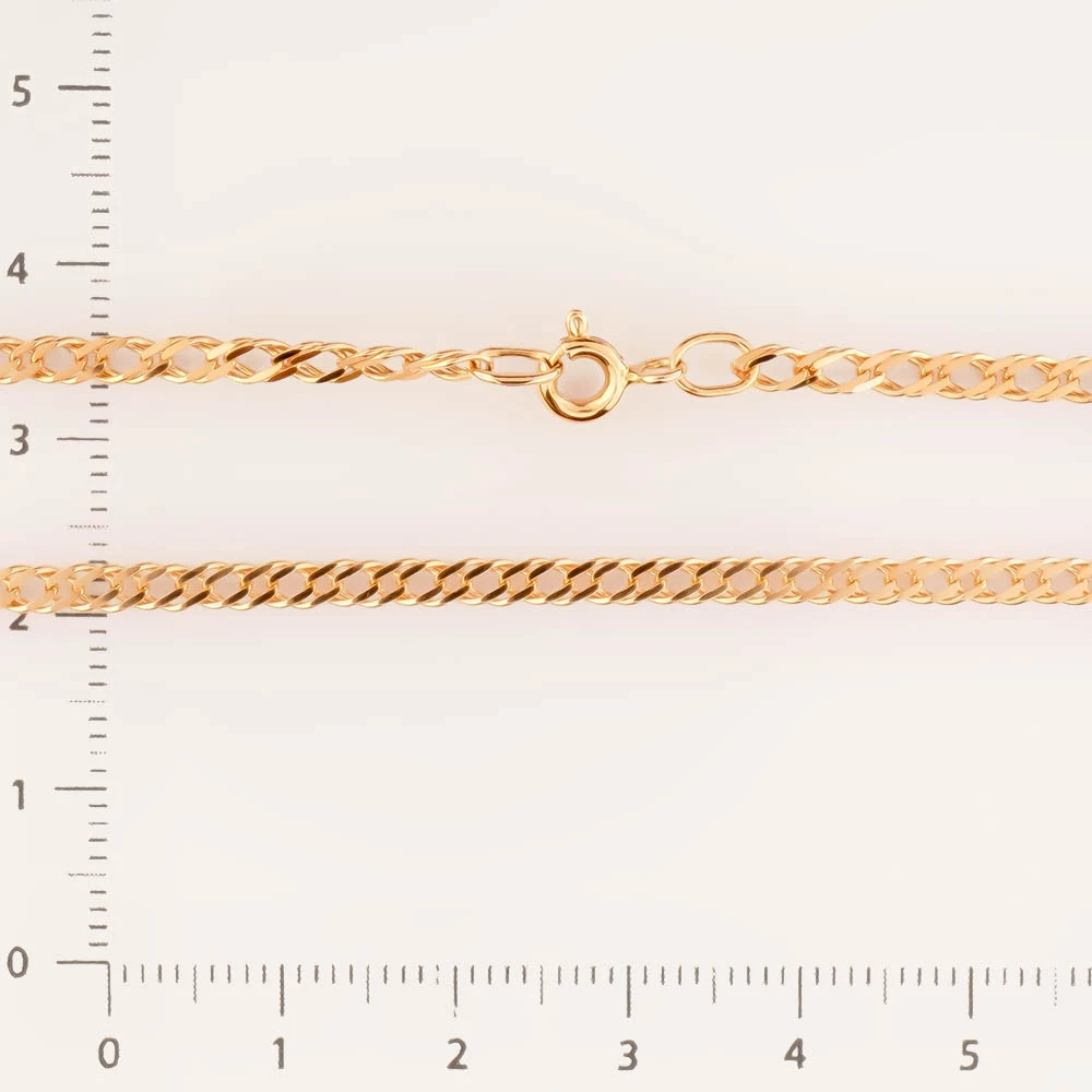 Цепь из красного золота 585 пробы