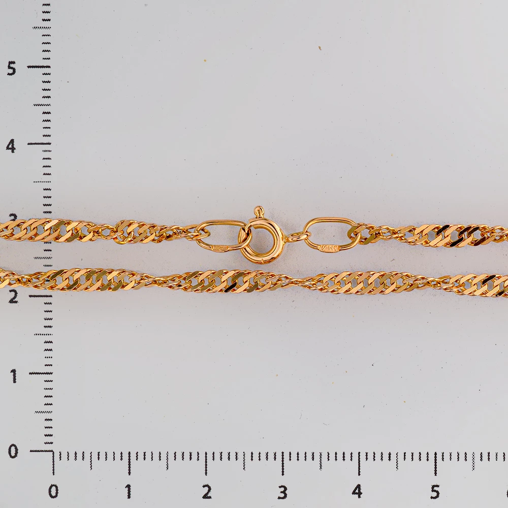 Цепь из красного золота 585 пробы