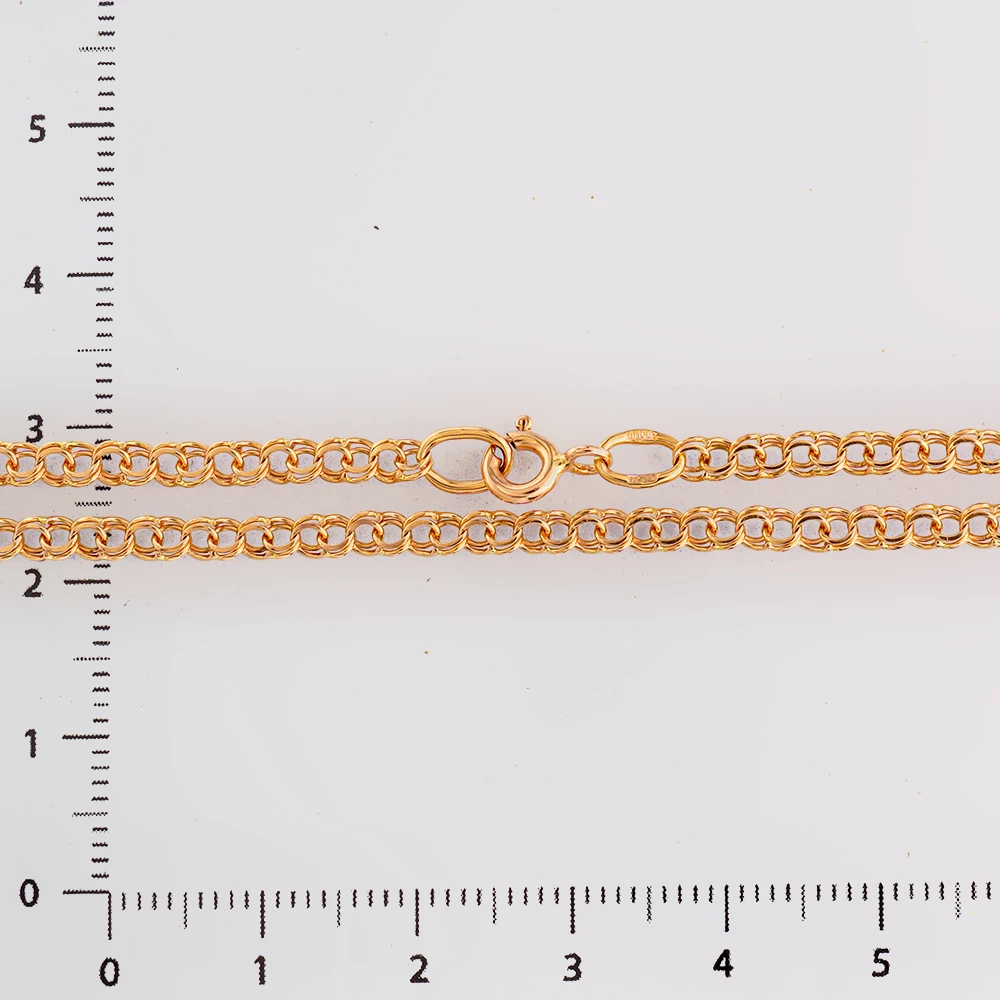 Цепь из красного золота 585 пробы