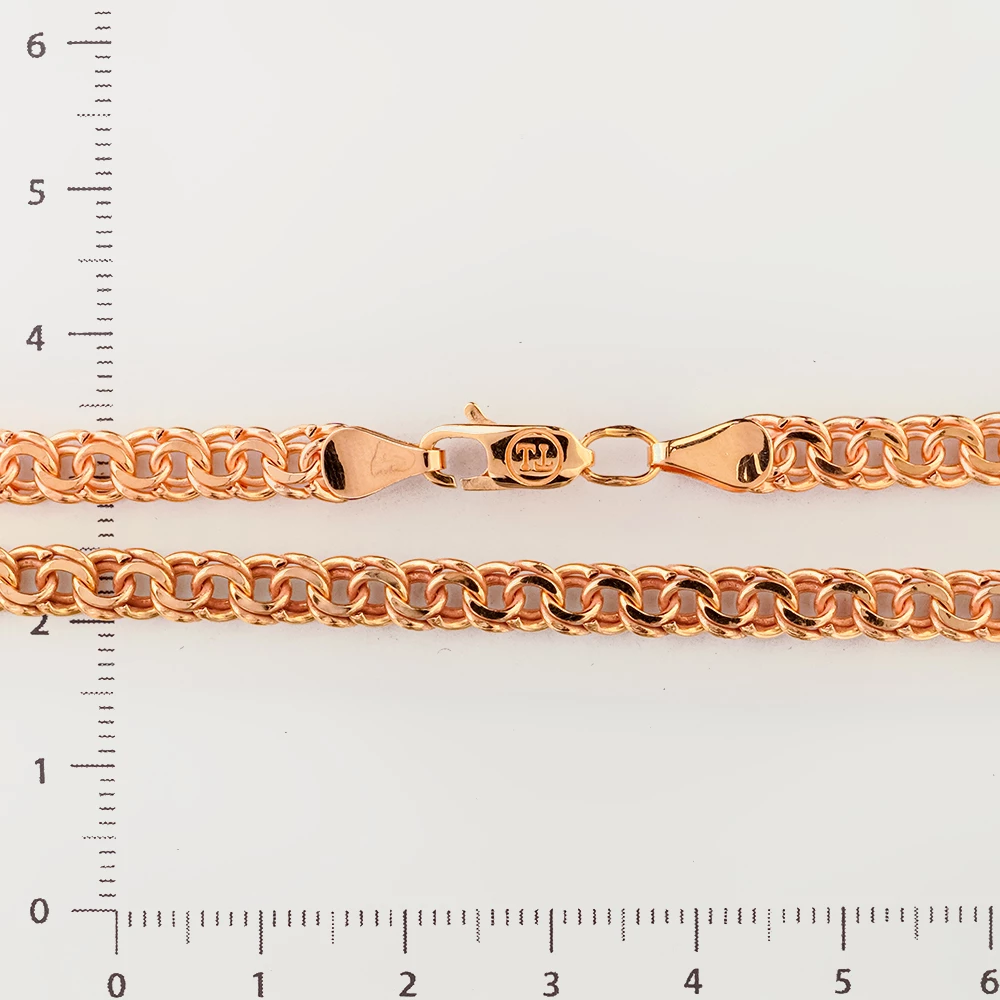 Цепь из красного золота 585 пробы