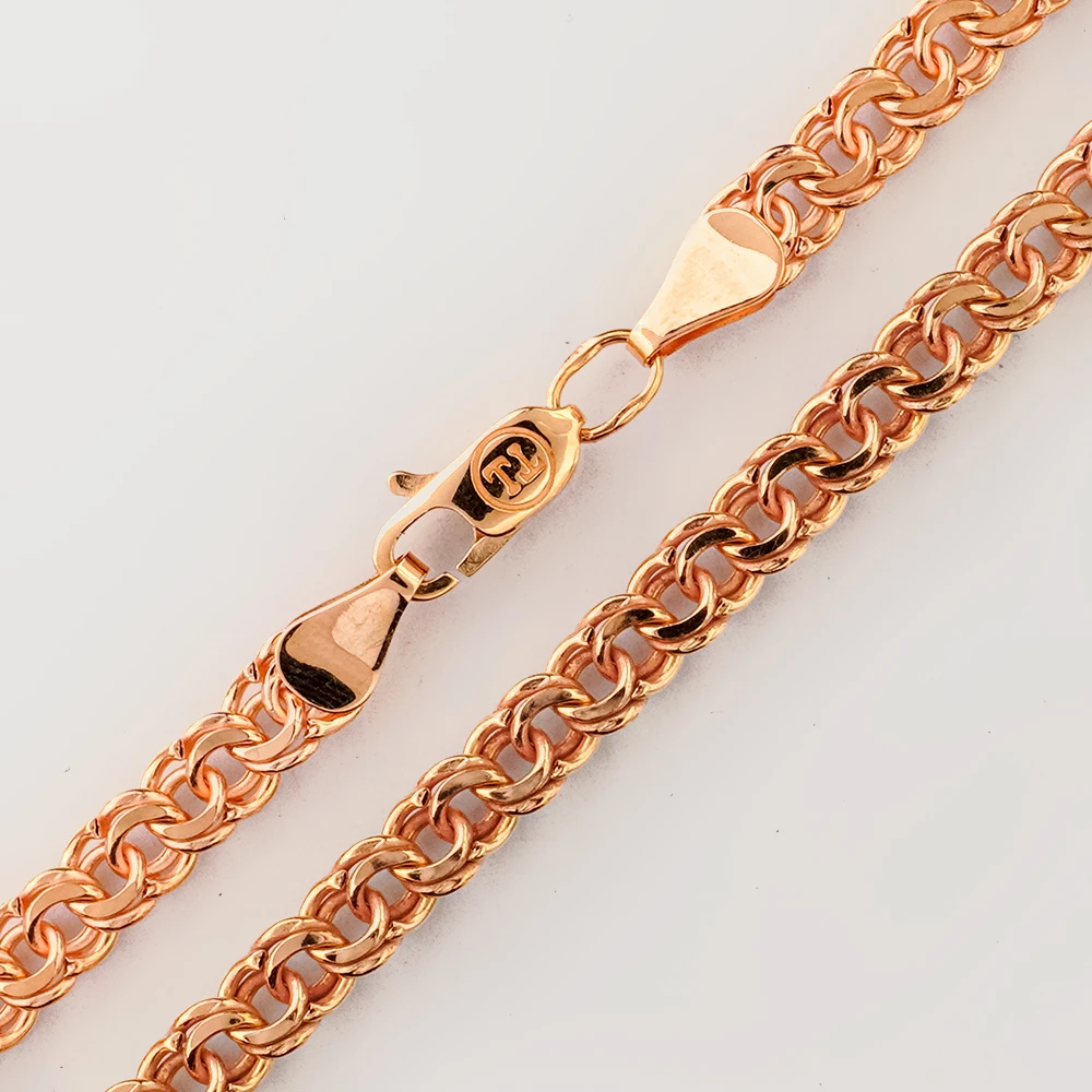 Цепь из красного золота 585 пробы