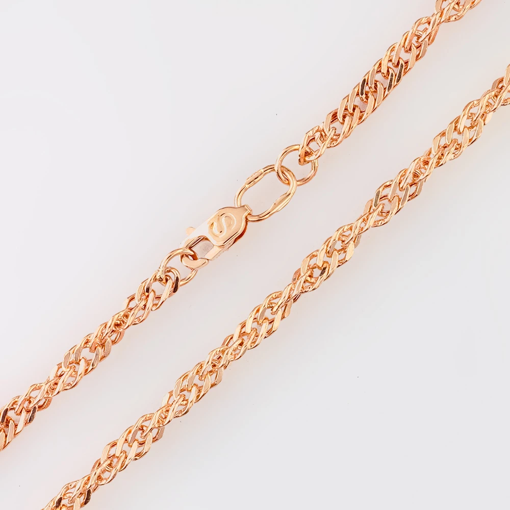 Цепь из красного золота 585 пробы