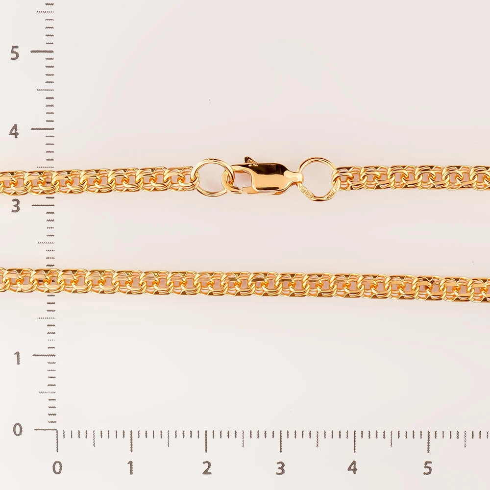 Цепь из красного золота 585 пробы