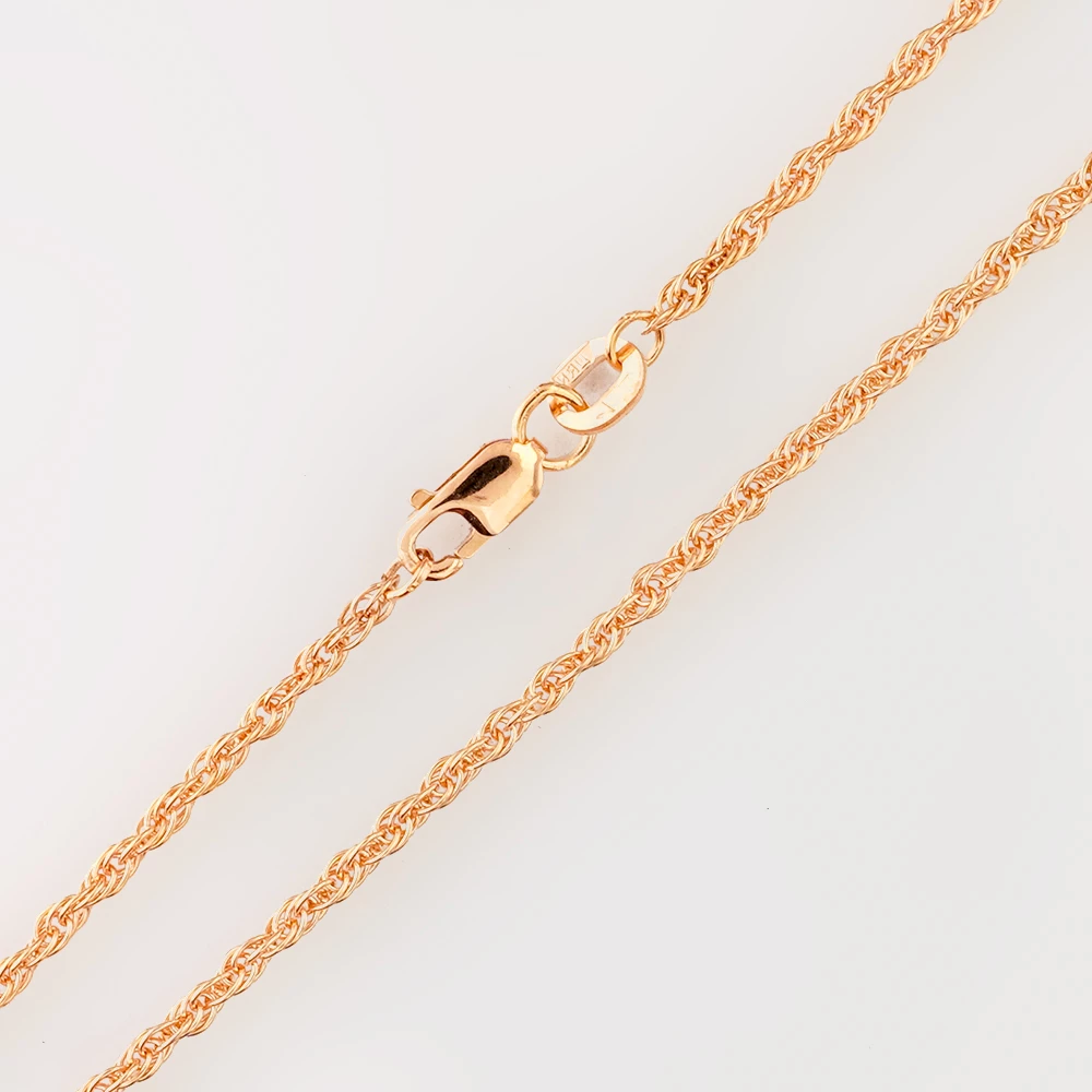 Цепь из красного золота 585 пробы