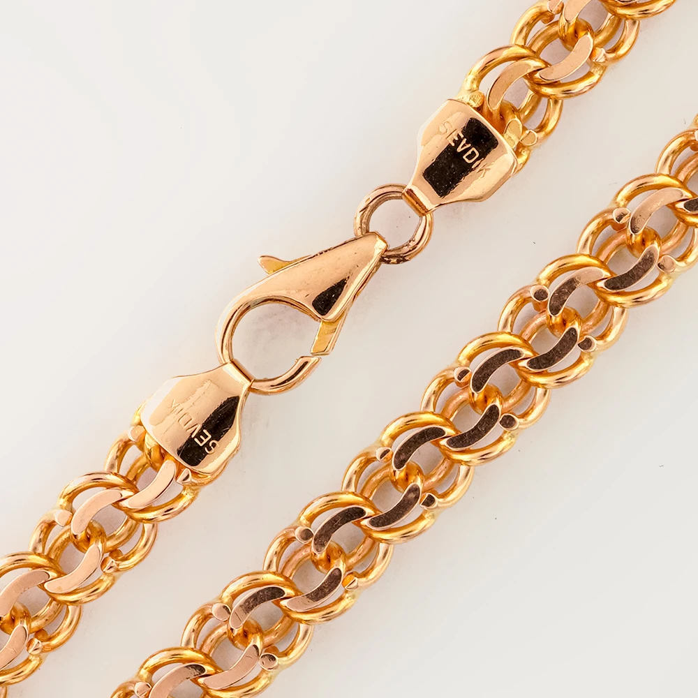 Цепь из красного золота 585 пробы