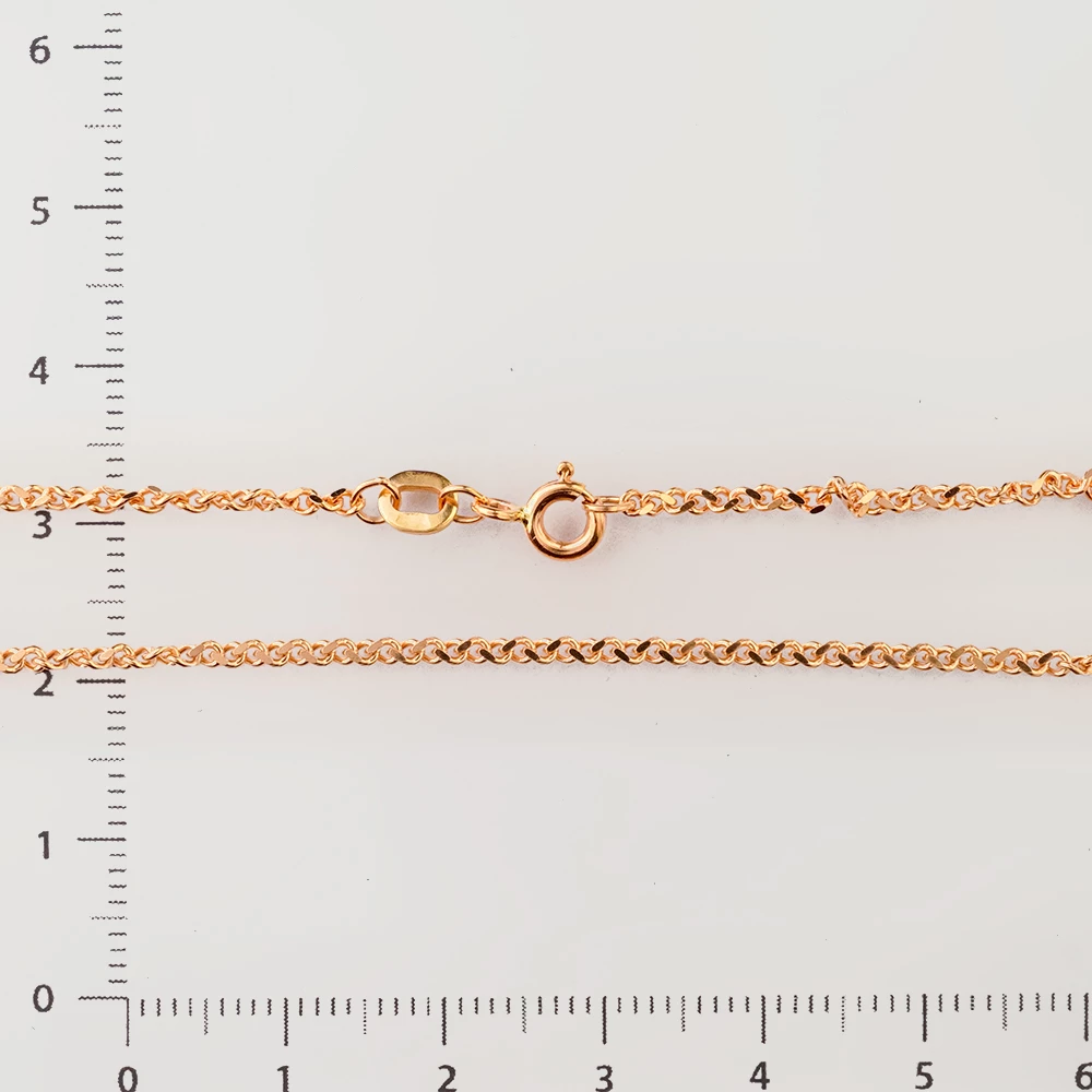 Цепь из красного золота 585 пробы