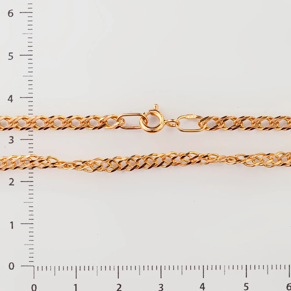 Цепь из красного золота 585 пробы