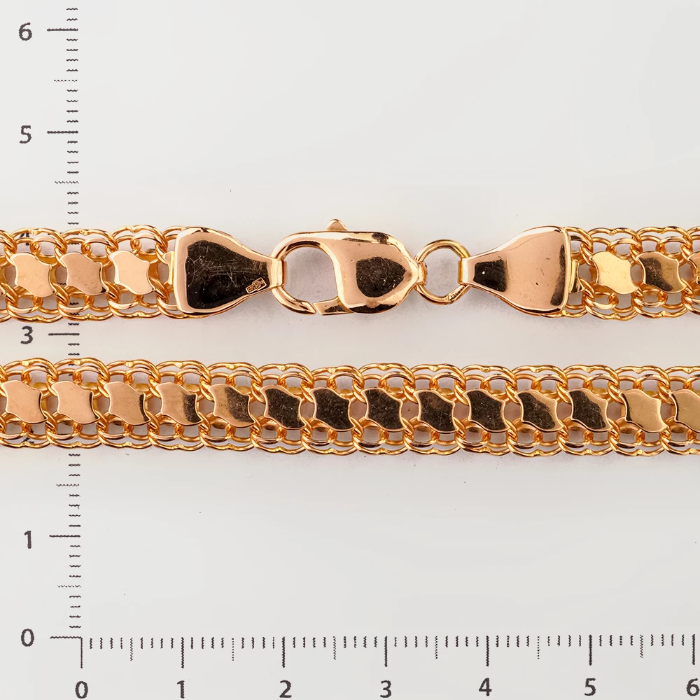 Цепь из красного золота 585 пробы