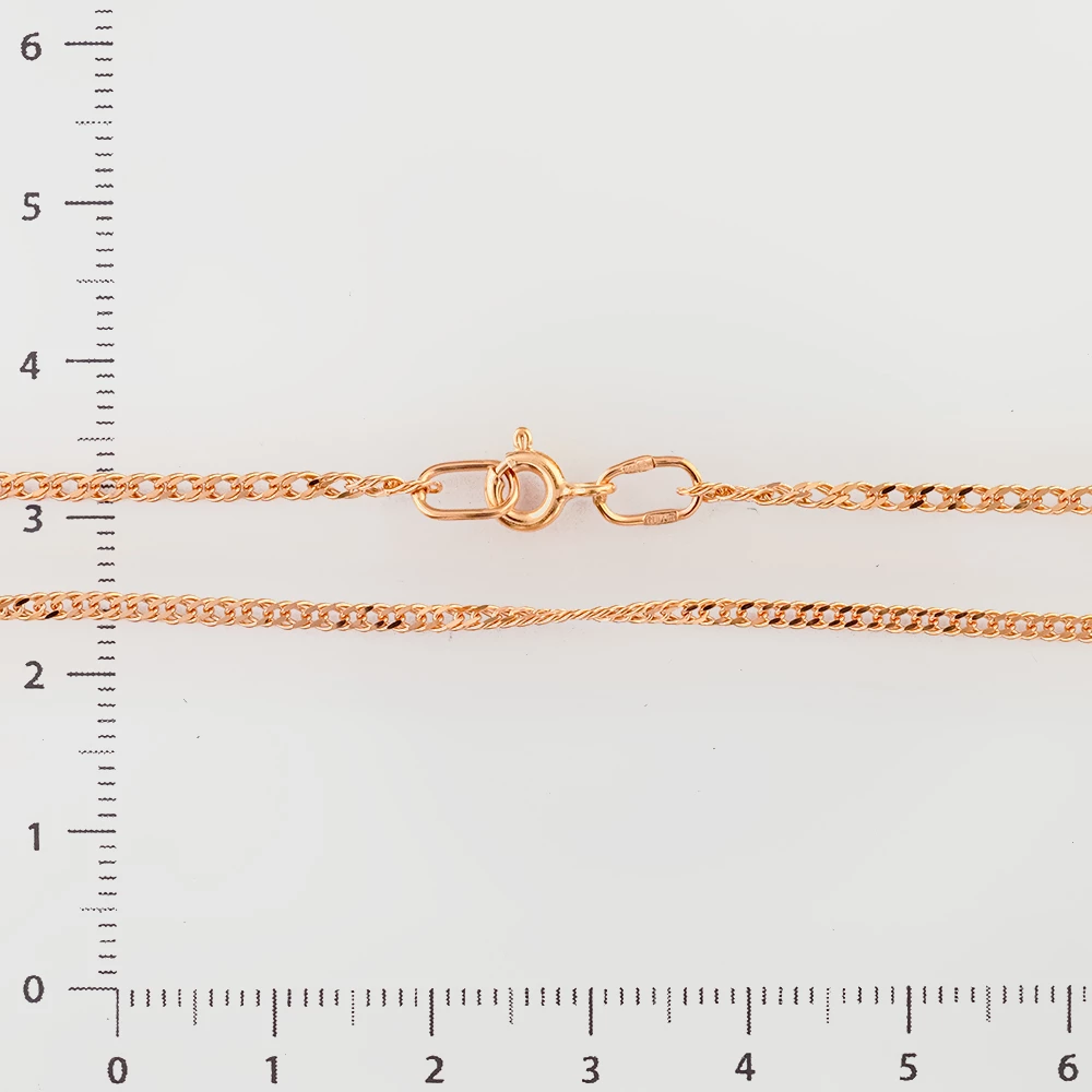 Цепь из красного золота 585 пробы