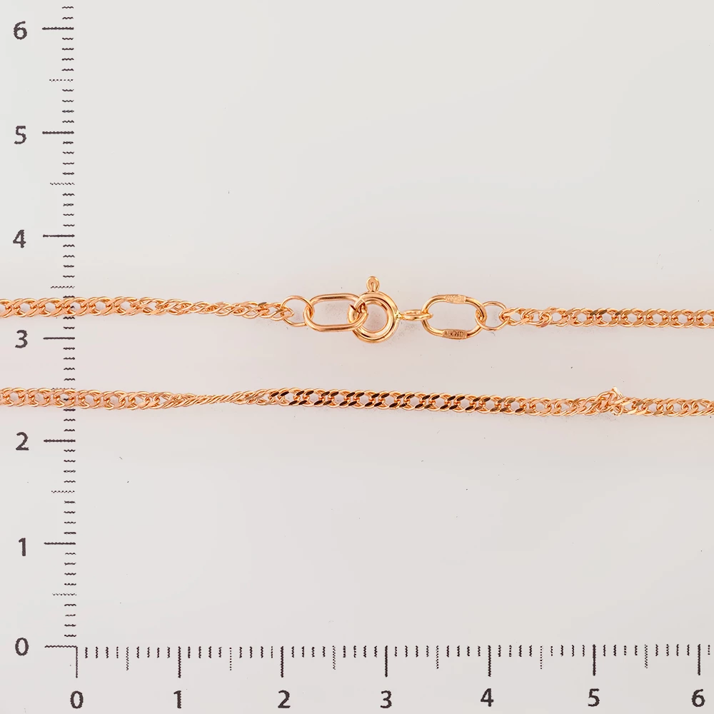 Цепь из красного золота 585 пробы