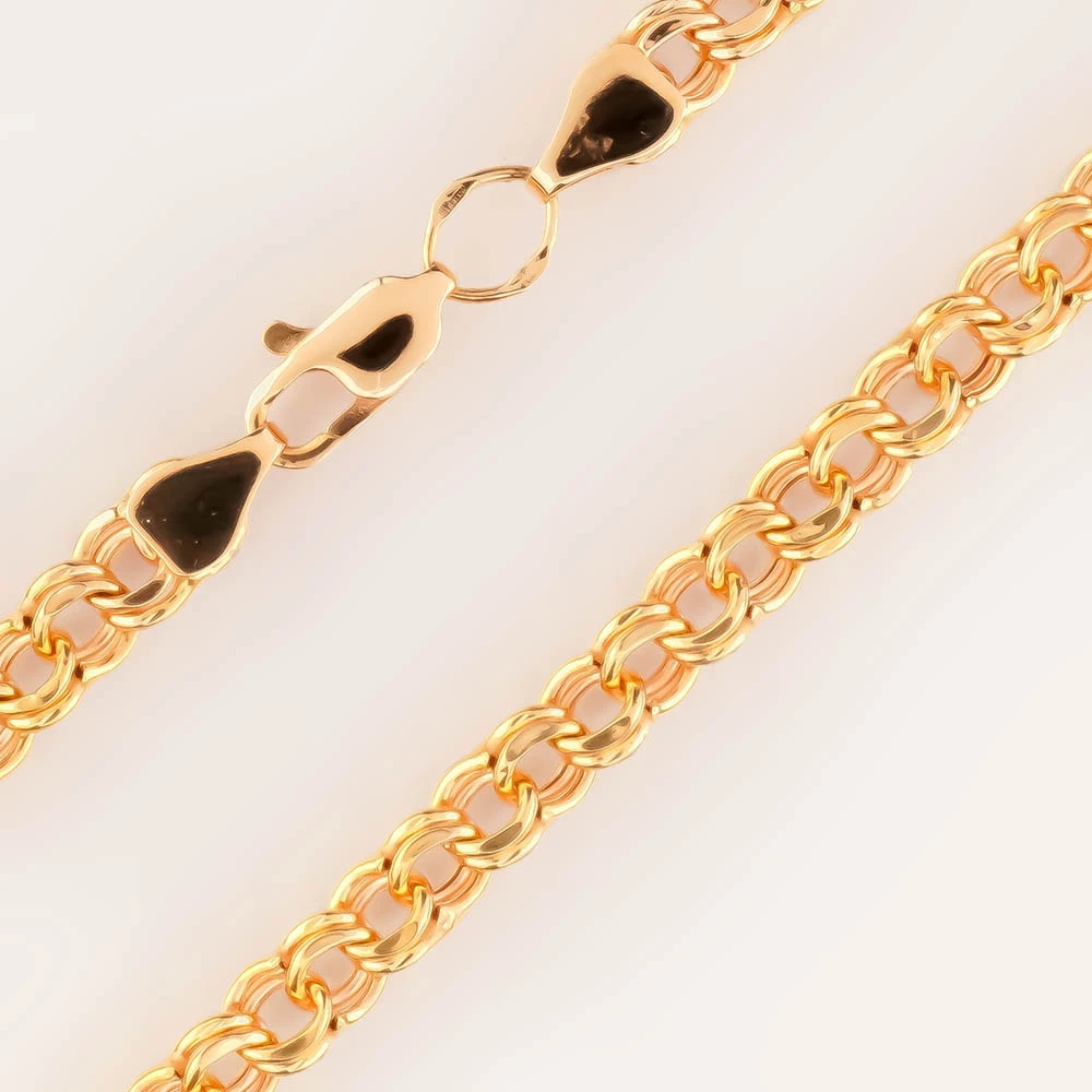 Цепь из красного золота 585 пробы