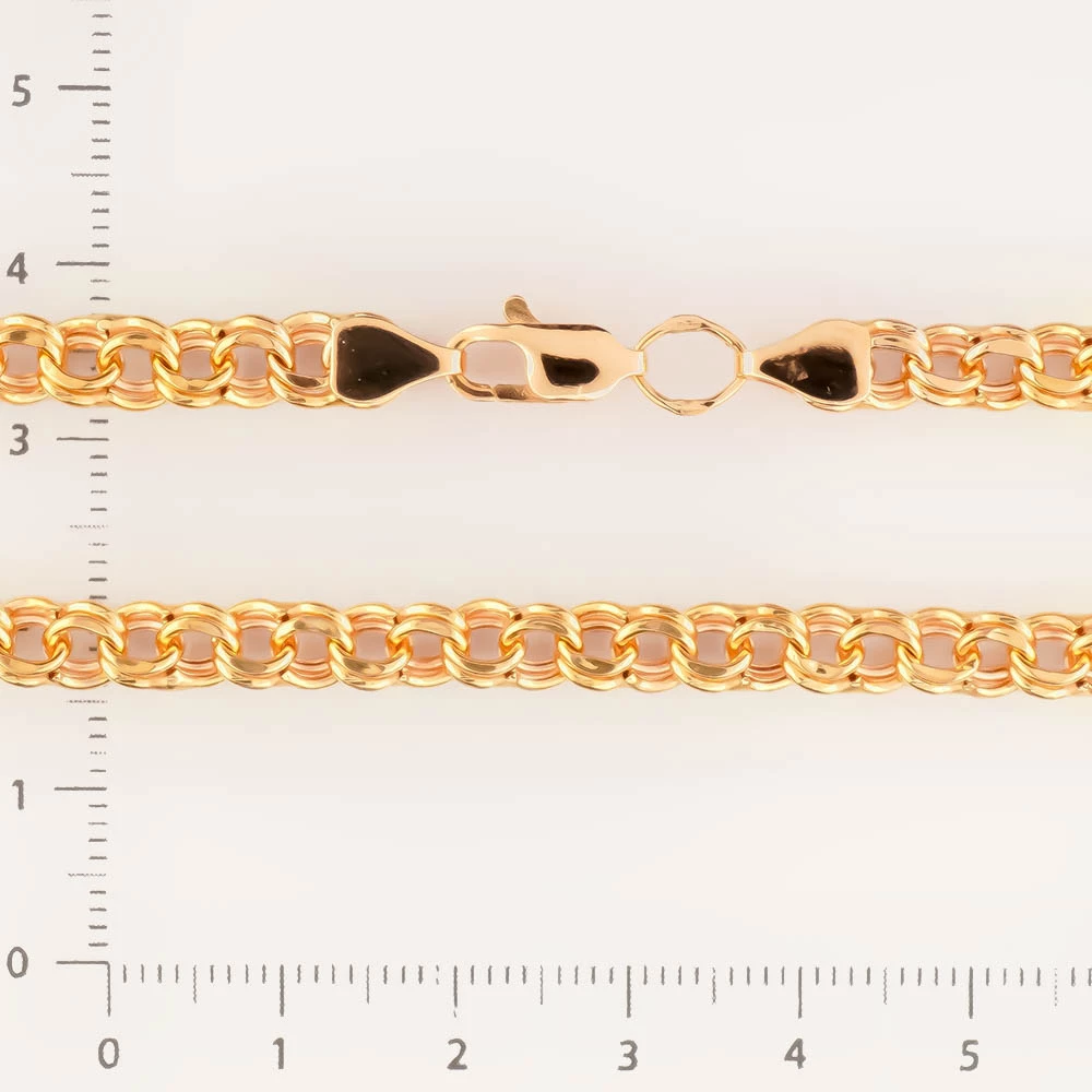 Цепь из красного золота 585 пробы