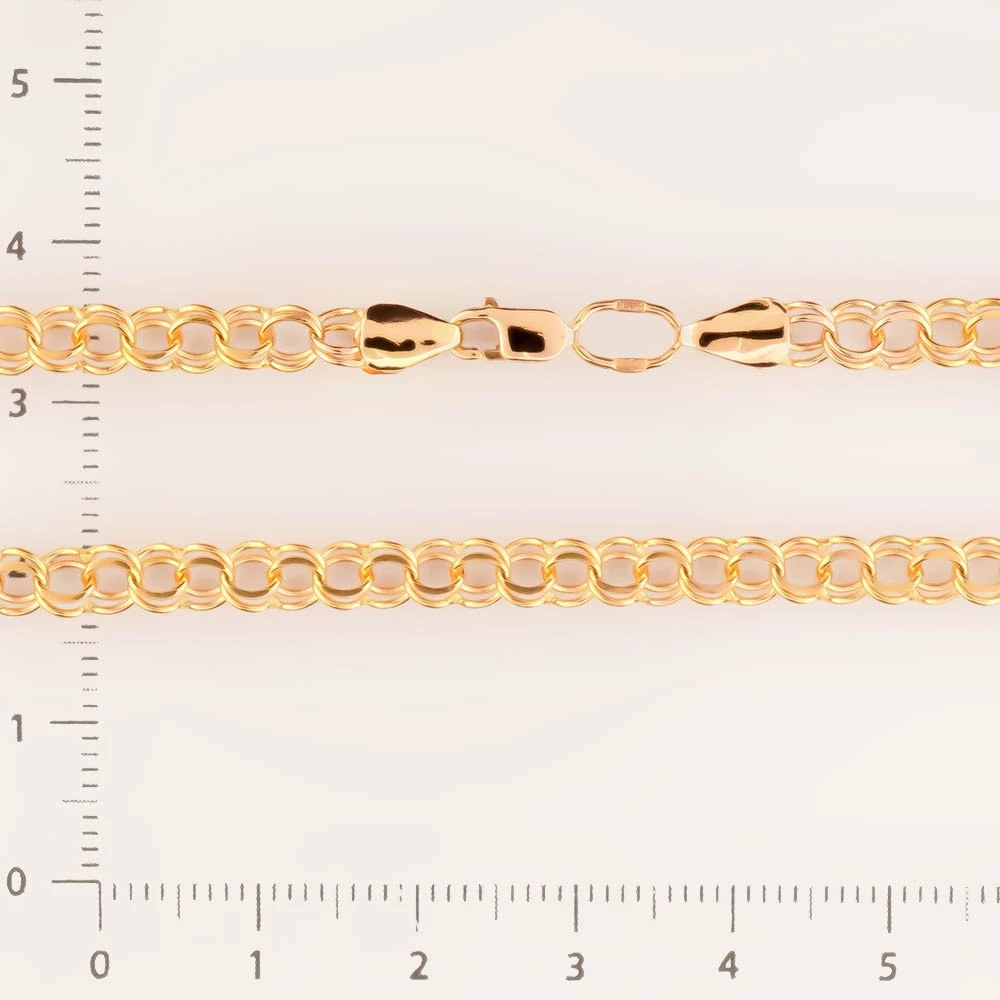 Цепь из красного золота 585 пробы