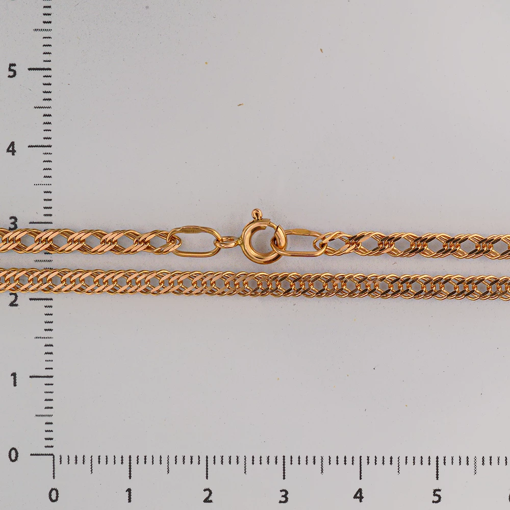 Цепь из красного золота 585 пробы