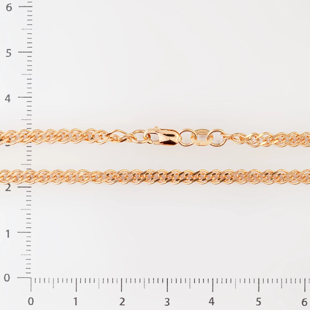 Цепь из красного золота 585 пробы