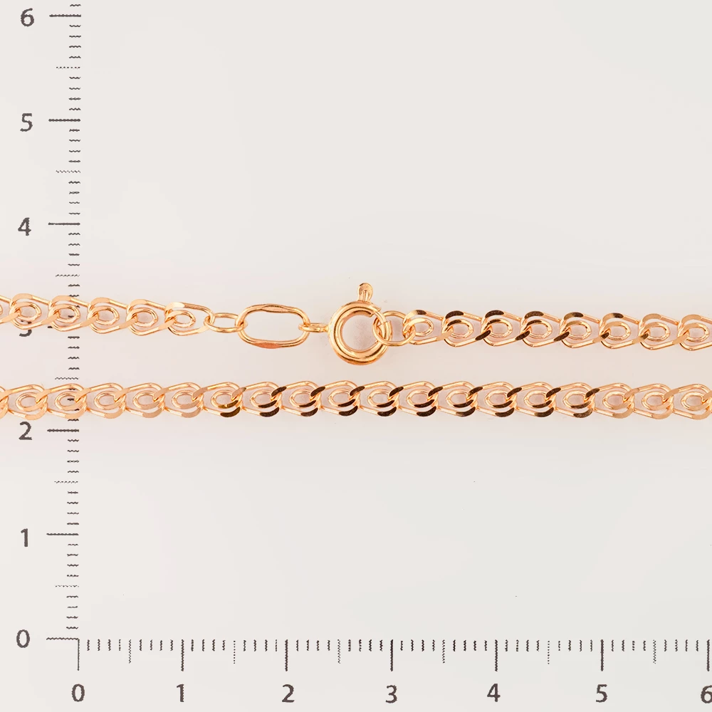 Цепь из красного золота 585 пробы