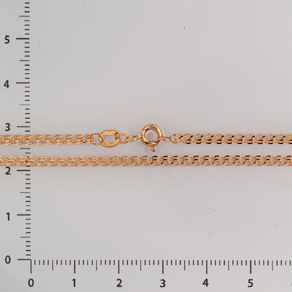 Цепь из красного золота 585 пробы