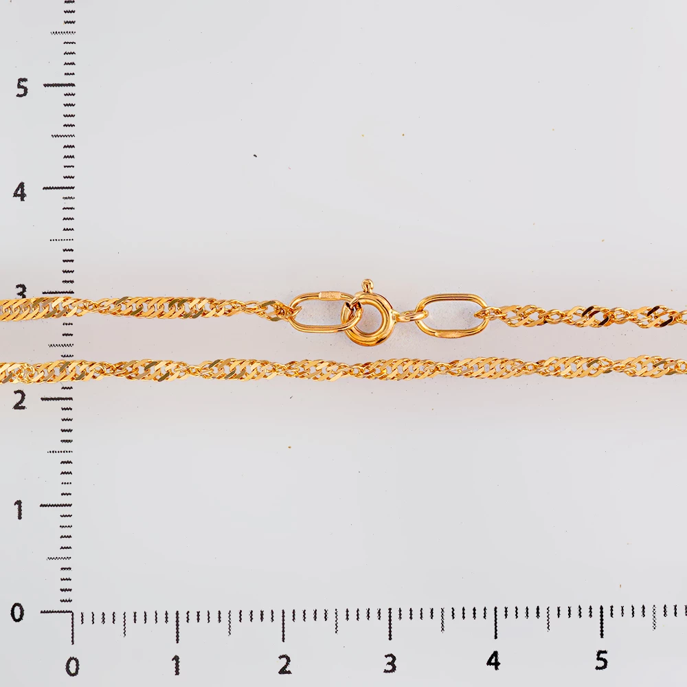 Цепь из красного золота 585 пробы