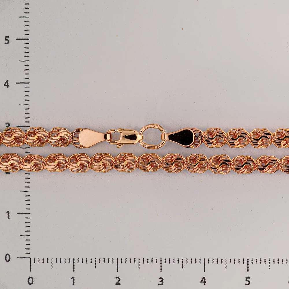 Цепь из красного золота 585 пробы