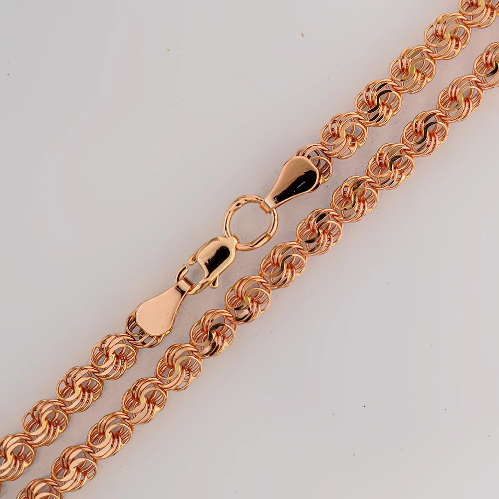 Цепь из красного золота 585 пробы