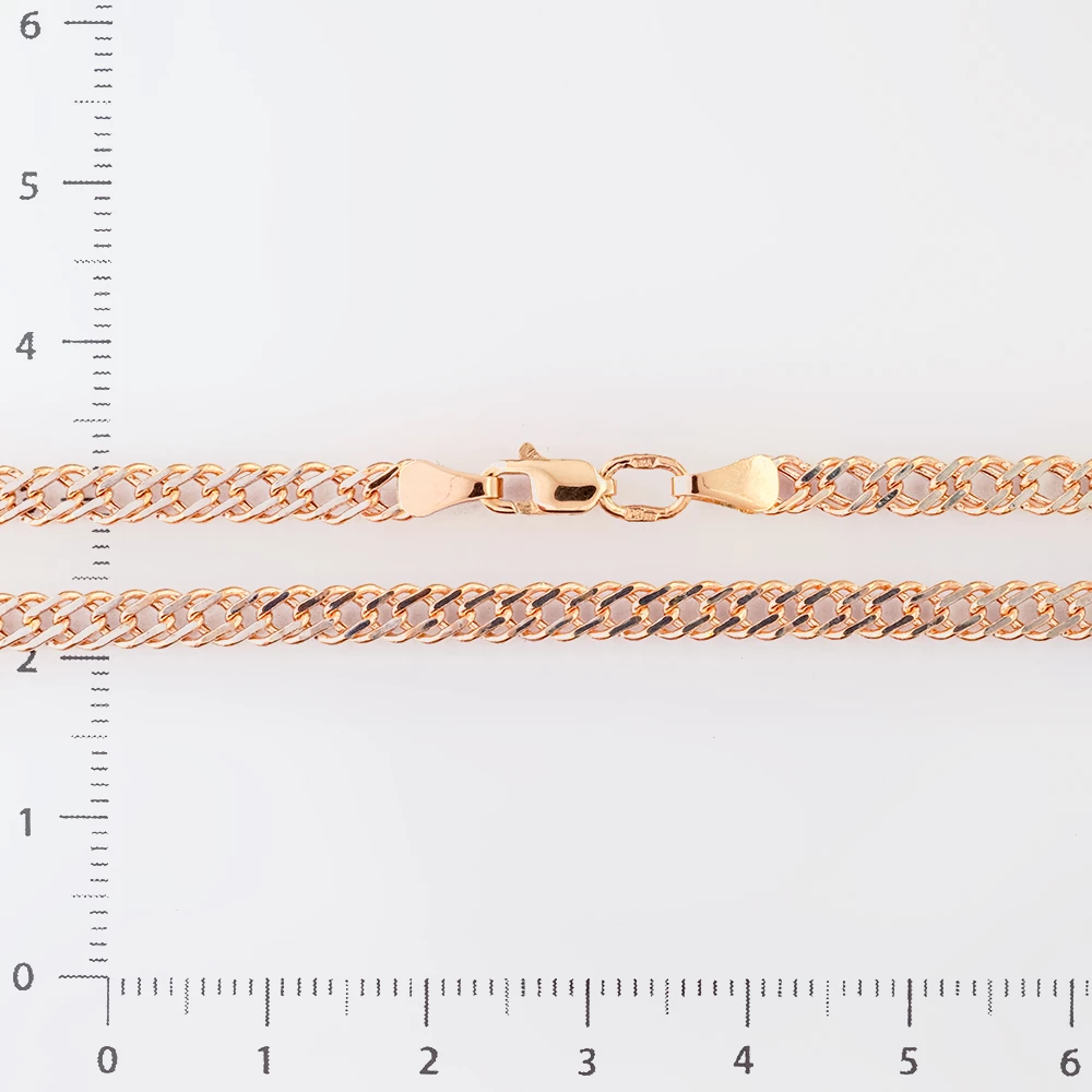 Цепь из красного золота 585 пробы