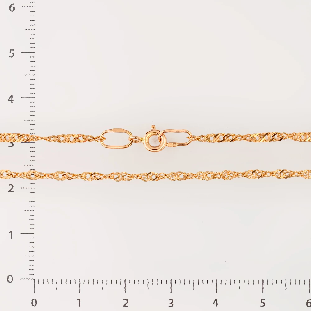 Цепь из красного золота 585 пробы