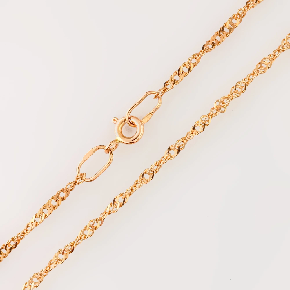 Цепь из красного золота 585 пробы