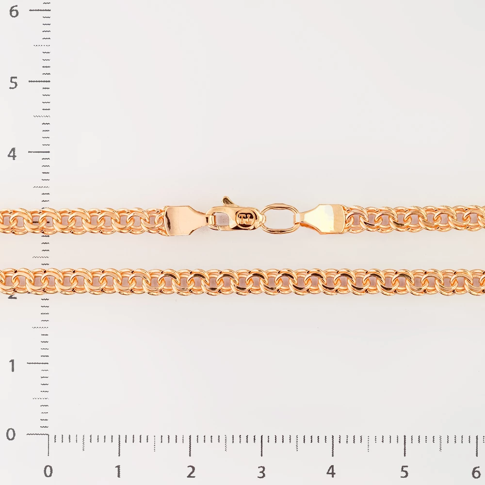 Цепь из красного золота 585 пробы