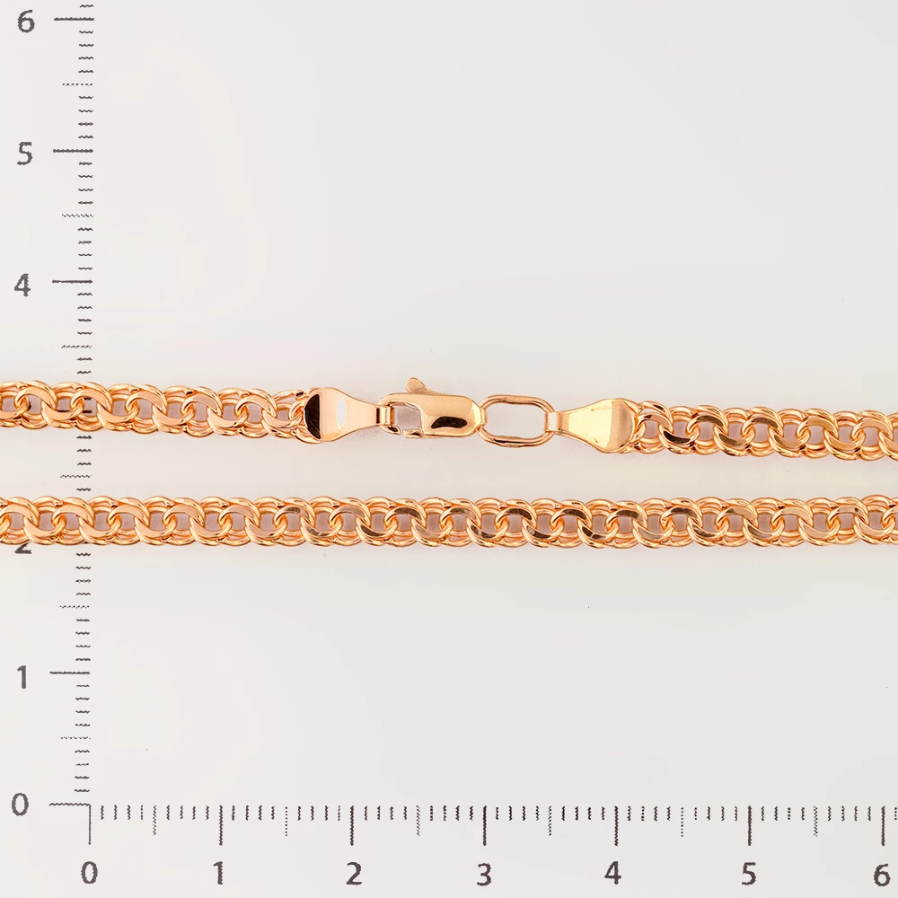 Цепь из красного золота 585 пробы