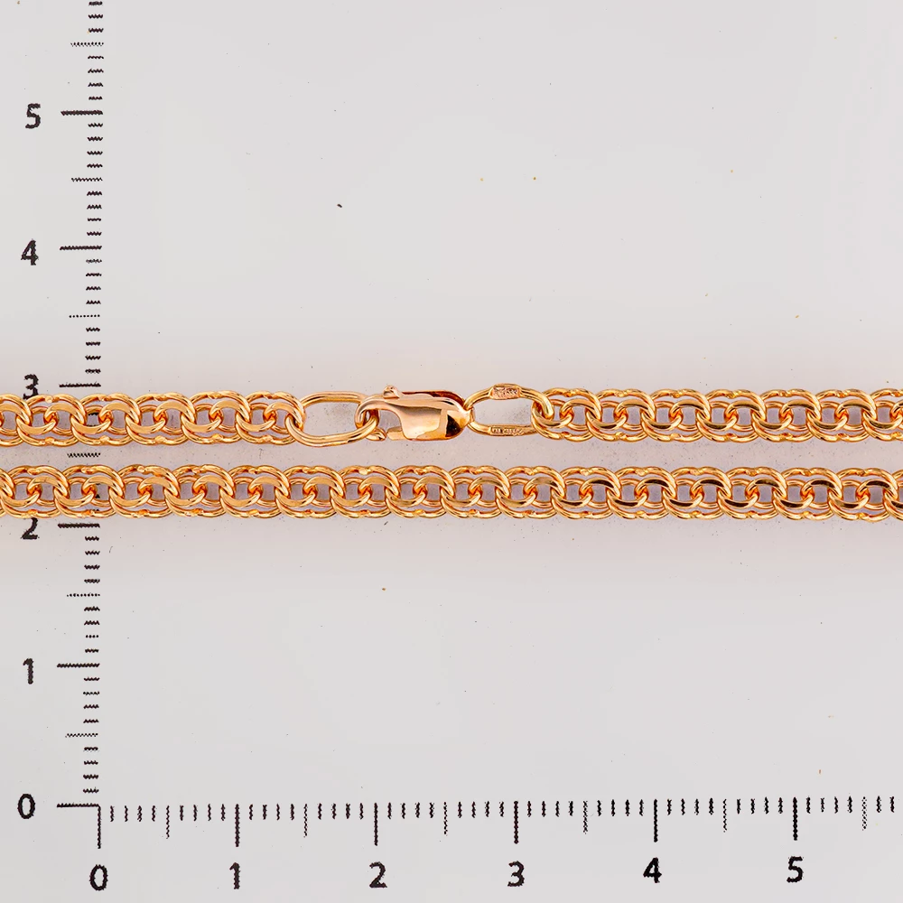 Цепь из красного золота 585 пробы