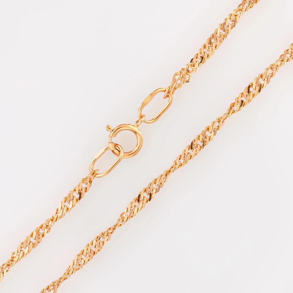 Цепь из красного золота 585 пробы