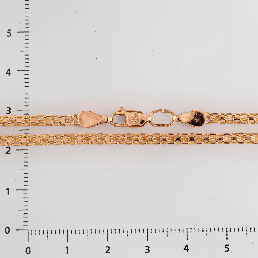 Цепь из красного золота 585 пробы