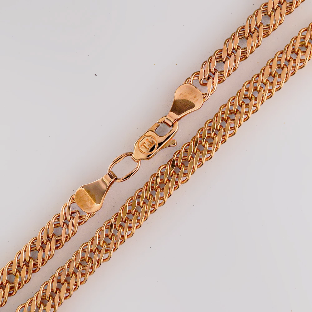 Цепь из красного золота 585 пробы