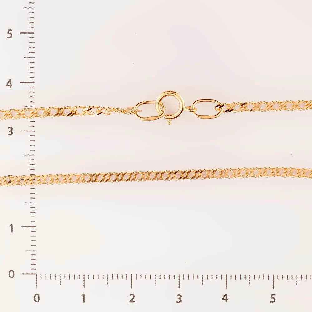 Цепь из красного золота 585 пробы