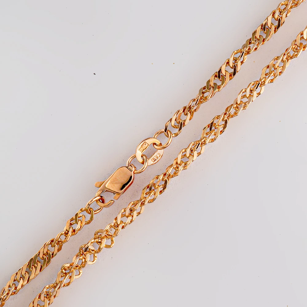 Цепь из красного золота 585 пробы