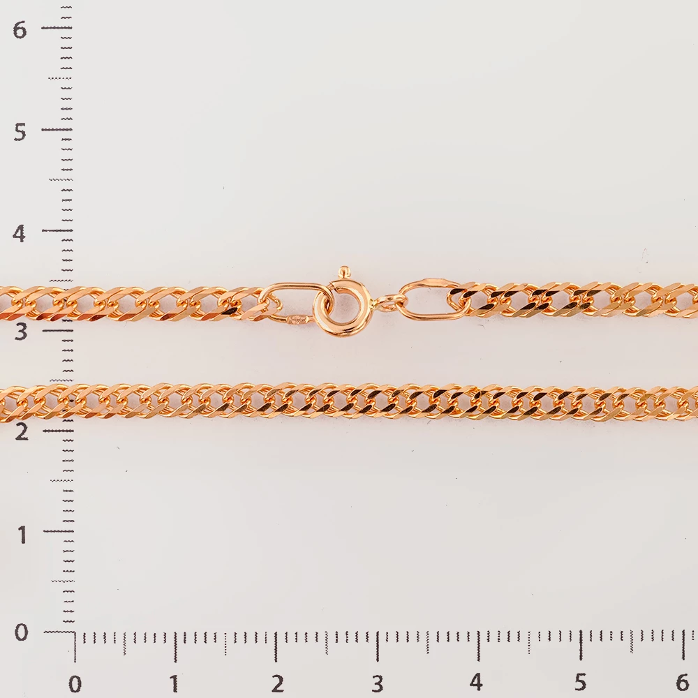 Цепь из красного золота 585 пробы