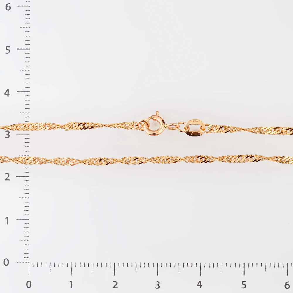 Цепь из красного золота 585 пробы