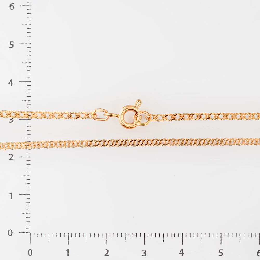 Цепь из красного золота 585 пробы