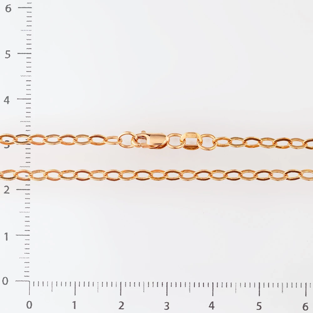 Цепь из красного золота 585 пробы