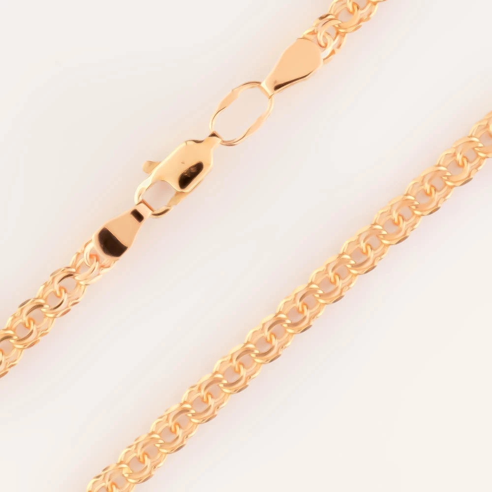 Цепь из красного золота 585 пробы