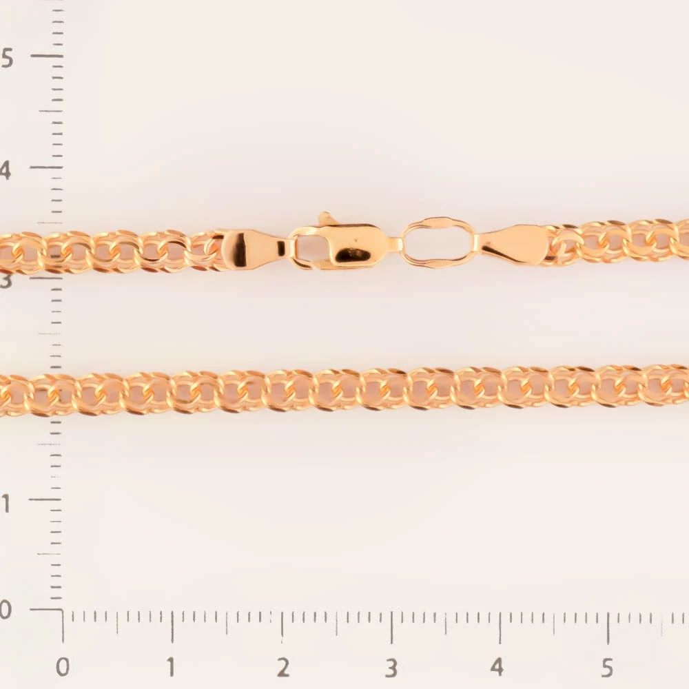 Цепь из красного золота 585 пробы