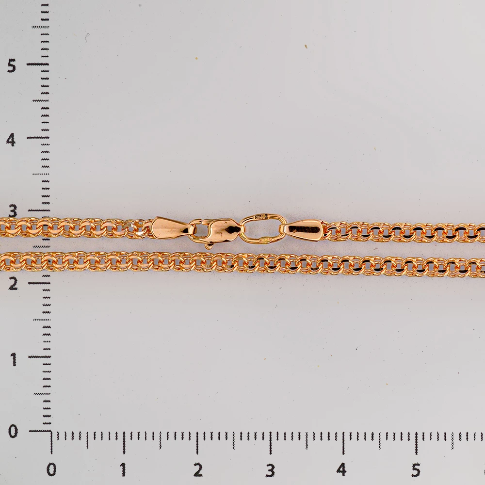 Цепь из красного золота 585 пробы