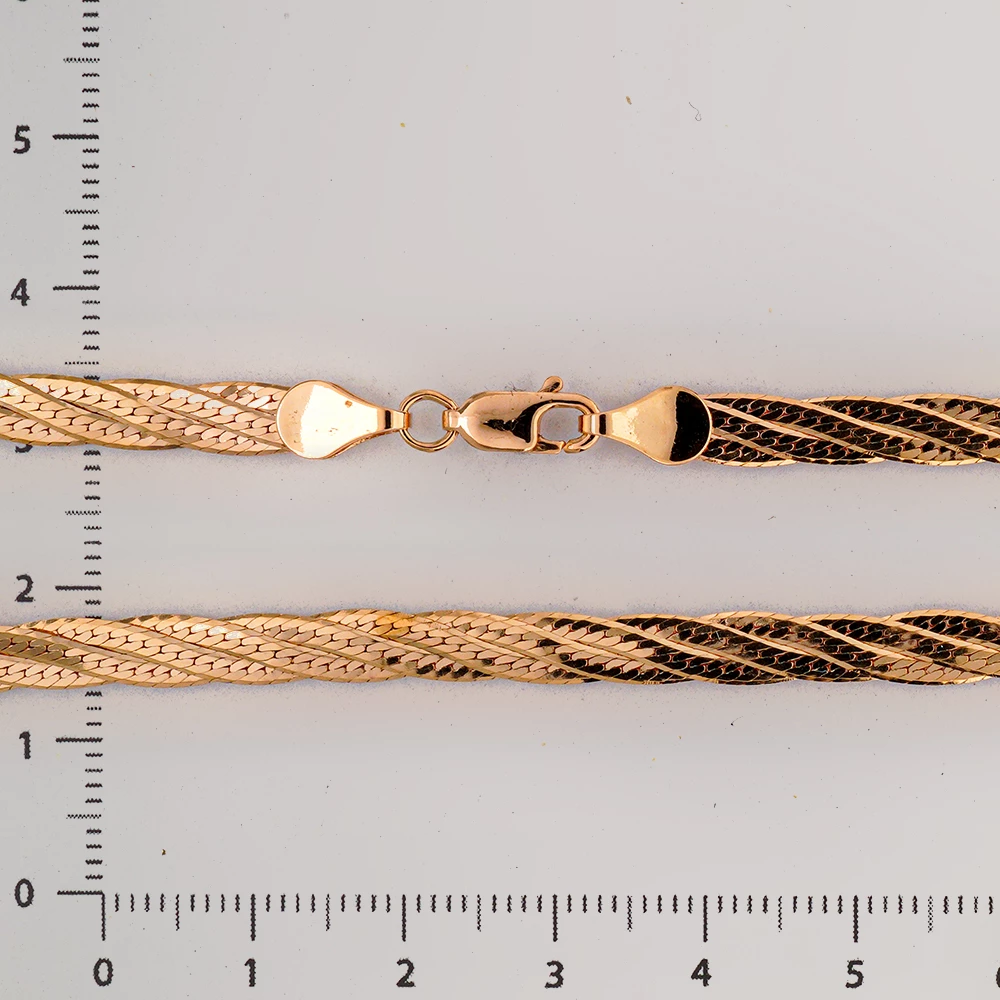 Цепь из красного золота 585 пробы