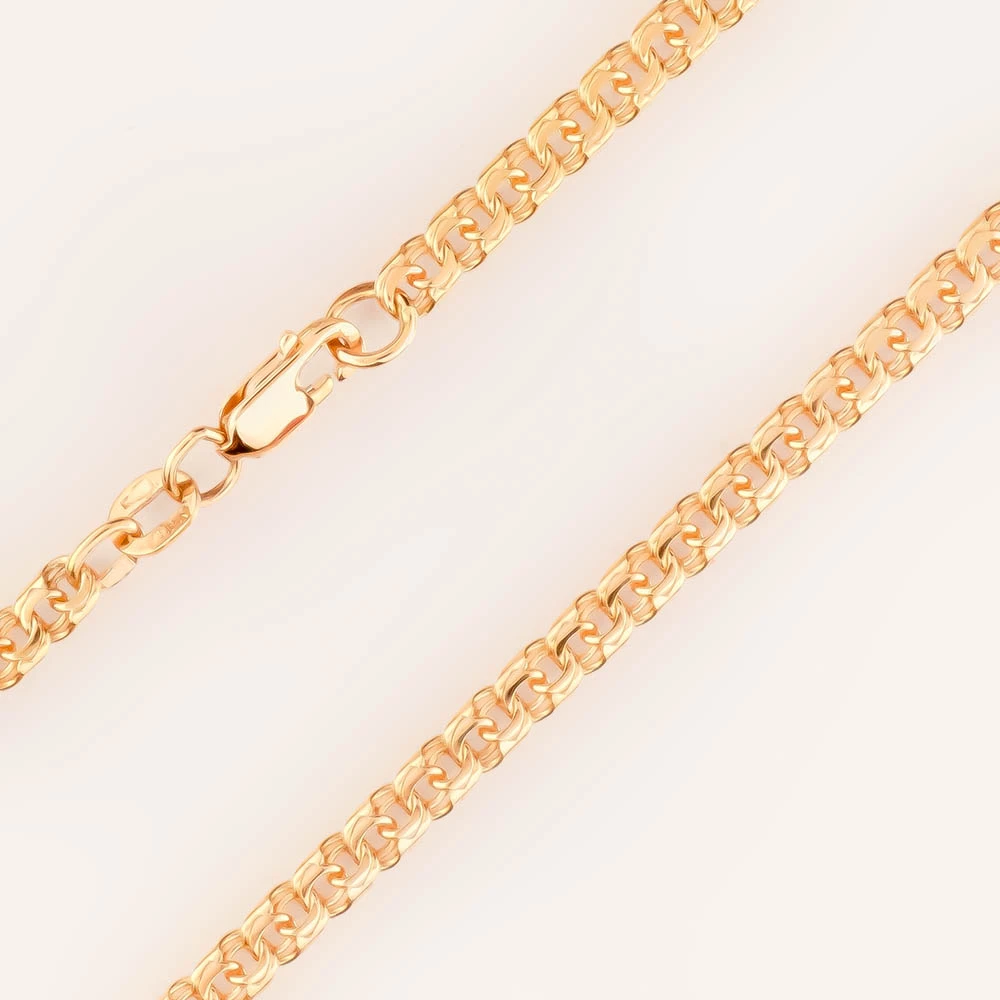 Цепь из красного золота 585 пробы