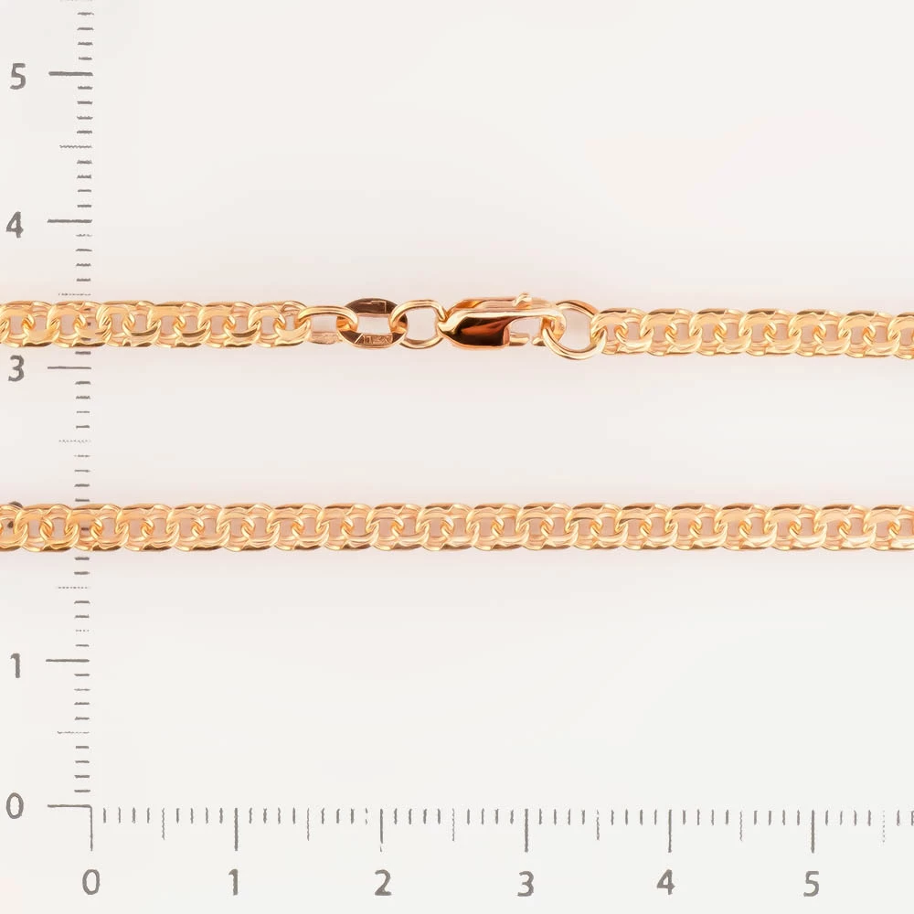 Цепь из красного золота 585 пробы