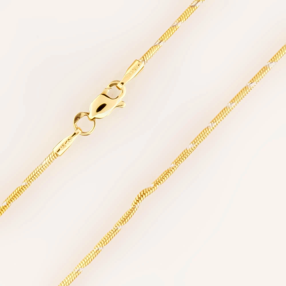 Цепь из желтого золота 585 пробы